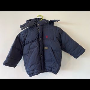 Polo Ralph Lauren Navy Blue Puffer Jacket 2T